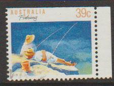 Australia SG 1179ba FU -  booklet stamp perf 13 1/2 top r...