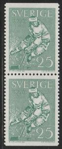 Sweden #622 pair F-VF Mint NH ** Ice Hockey