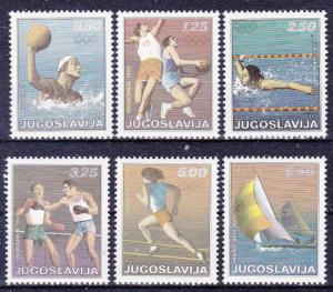 Yugoslavia  1093-98 MNH 1972 Olympic Games