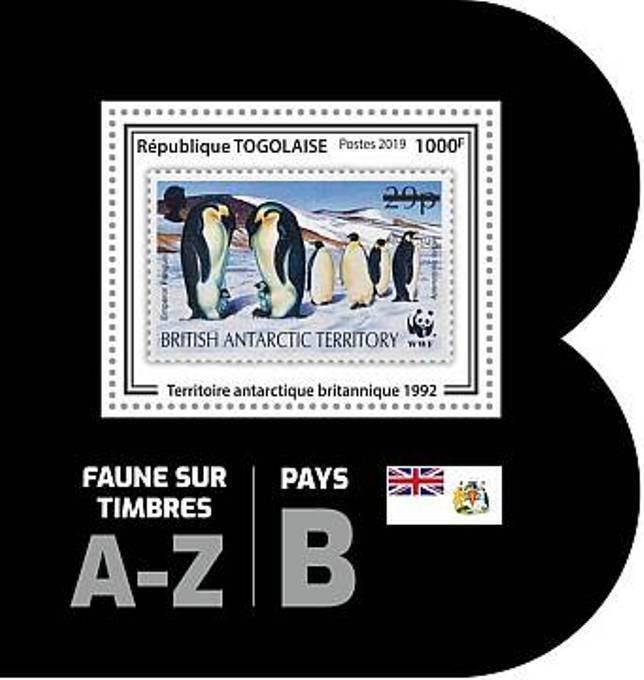 Togo - 2019 Stamp British Antarctic Territory Souvenir Sheet TG190247b14