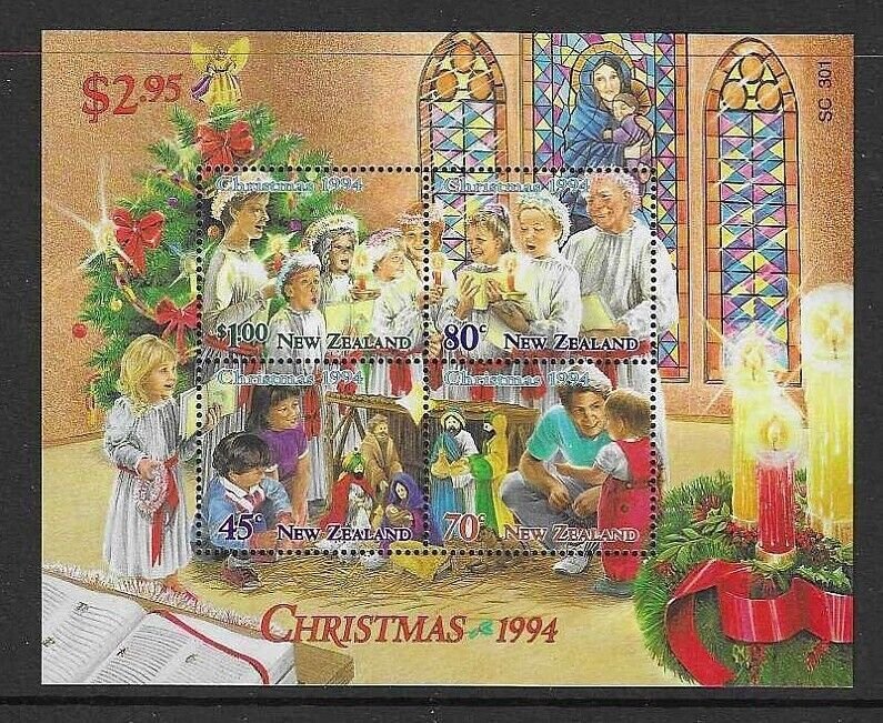 NEW ZEALAND SGMS1839 1994 CHRISTMAS MNH