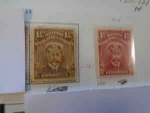 Rhodesia  # 120-21  MH