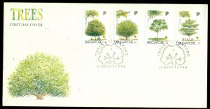 Singapore 1996 Trees FDC