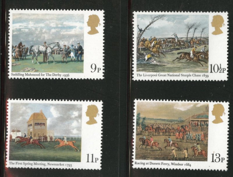 Great Britain Scott 863-866 MNH** 1979 Derby set