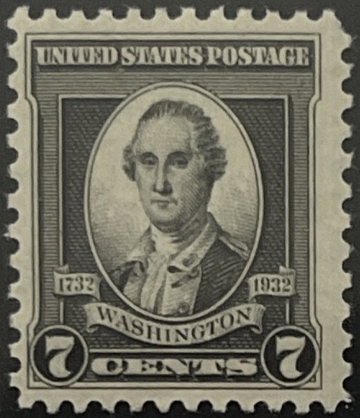 Scott #712 1932 7¢ Washington Bicentennial MNH OG