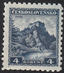czechoslovakia scott no 185 mh