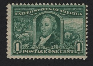 United States MINT Scott Number 323 MNH F-VF  -  BARNEYS