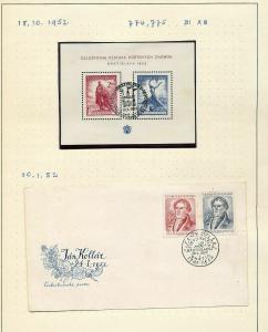 Czechoslovakia 1951/52  M&U Blocks Sheets (Appx 100+Items) (Ref DD543