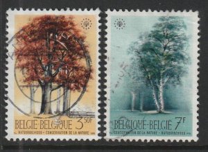 1970 Belgium - Sc 737-738 - used VF - 2 Single - Beeches and Birches
