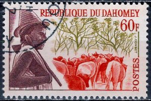 Dahomey 1963: Sc. # 169; O/Used CTO Single Stamp