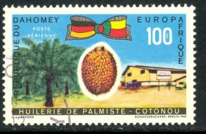 DAHOMEY 1969 EUROPAFRICA Airmail Sc C105 CTO Used