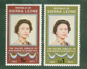 SIERRA LEONE 440-41 MNH BIN $1.45