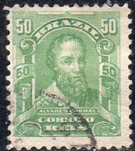 Brazil 176 - Used - 50r Pedro Alvares Cabral (1906) (2)