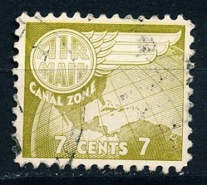 Canal Zone #C28 Single Used