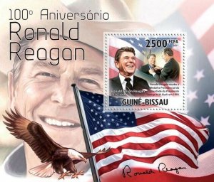 Guinea 2011 MNH - 100th Anniversary of Ronald Reagan (1911-2004). Y