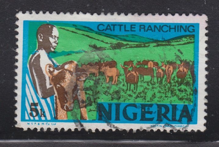 Nigeria 294 Cattle Ranching 1974