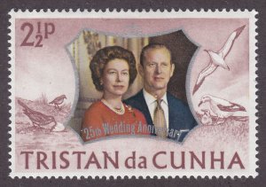 Tristan Da Cunha 178 Silver Wedding Anniversary 1972