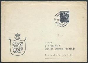 LIECHTENSTEIN 1948 cover Vaduz to UK......................................38557