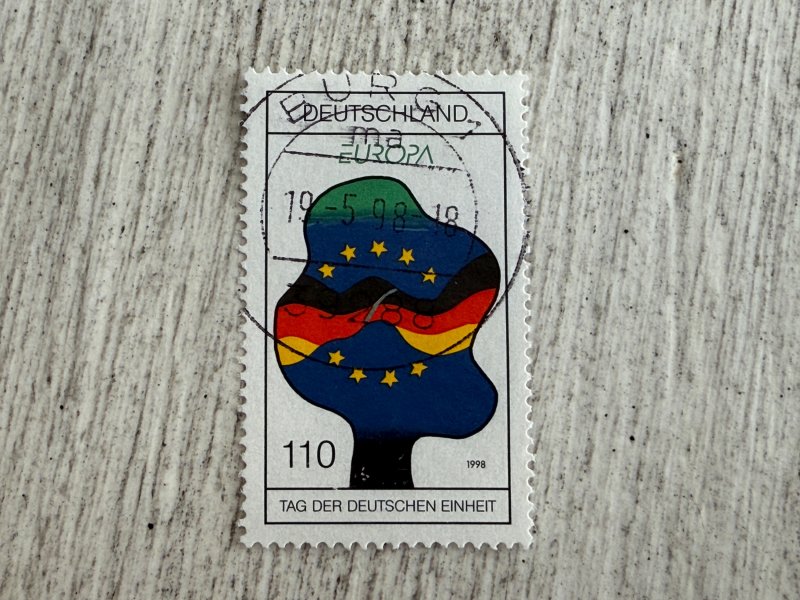 Germany #2004 Used, 110pf, Reunification Day, 2024 SCV $0.75