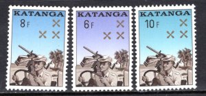 Congo Katanga #76-78   Mint (NH)  VF   CV $4.25  ....   7390016