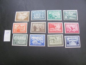 Germany 1939-41 MNH SC B148-159 SET XF 85 EUROS (157)