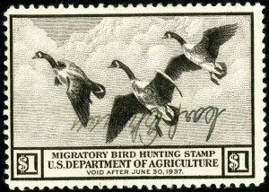 US Duck Stamps # RW3 Used F-VF