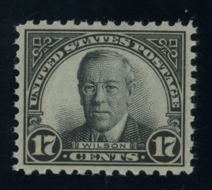US Stamp #697 Woodrow Wilson 17c - PSE Cert - XF-SUP 95 - MNH - SMQ $145.00