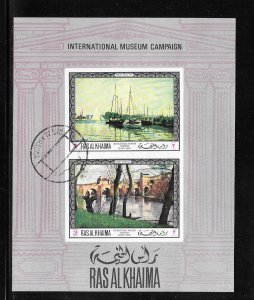 Ras Al Khaima 1968  Souvenir Sheet (12456)