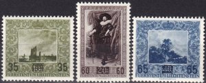 Liechtenstein #281-3 F-VF Unused  CV $17.00  (Z5166)