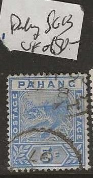 MALAYA  PAHANG    SG13    TIGER   5C   VFU     P0409A H