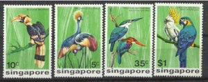 Singapore 236-39 MNH Birds SCV30.50