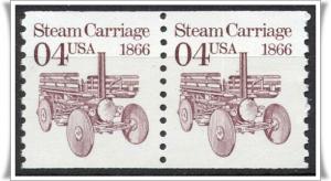 ♦SC#2451 4¢ Steam Carriage Coil Pair MNH 