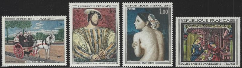 France #1172-1175 MNH Full Set of 4 Paintings