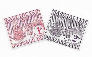 Basutoland #J3-J4 MH - Stamp
