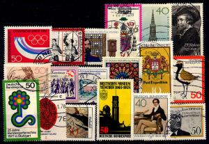 Germany Bund - Lot of 18 different commemoratives (Z149)