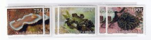 French Polynesia 2012 - Nudibranchs  - MNH set     # 1074-1076