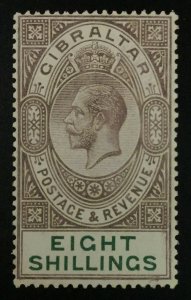 MOMEN: GIBRALTAR SG #101 1924 SCRIPT MINT OG VLH £325 LOT #62421