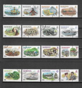 BAHAMAS 1980 SG 557/572 USED