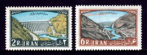 Iran - Scott #1200-1201 - MH - Some gum toning  - SCV $5.00