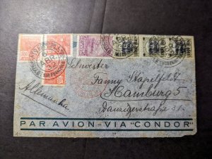 1932 Brazil LZ 127 Graf Zeppelin Airmail Cover Sao Francisco to Hamburg Germany