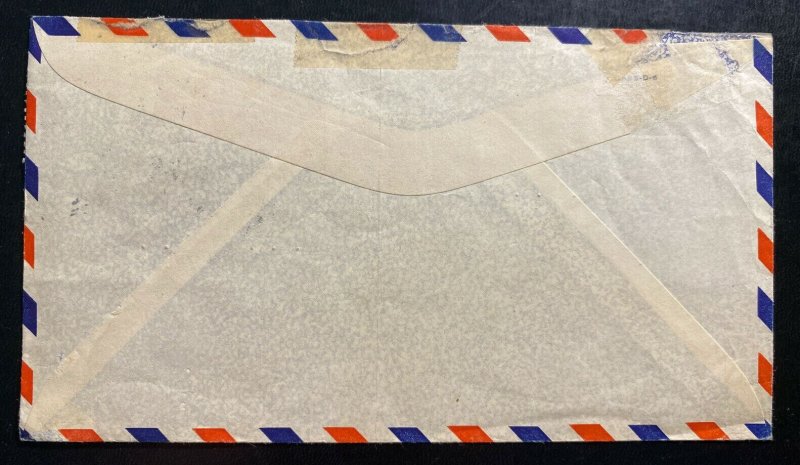 1930s Dhahran Saudi Arabia Airmail Oil Company Cover to Victoria Canada