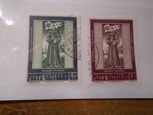 Vatican City  #  214-15   used