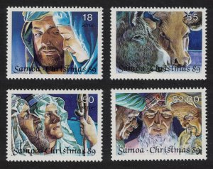 Samoa Christmas 4v 1989 MNH SG#835-838