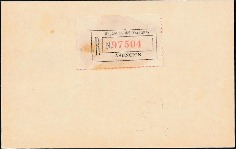 1932 Paraguay Graf Zeppelin Postcard Cover to Germany LZ 127 Hermann Sieger