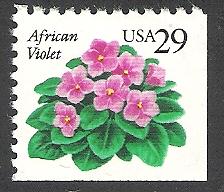 US Cat # 2486, Violets, MNH*-