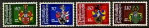 Liechtenstein 729-32 MNH Crests