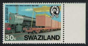 Swaziland Train Container loading Matsapha Station 30c 1948 MNH SG#468