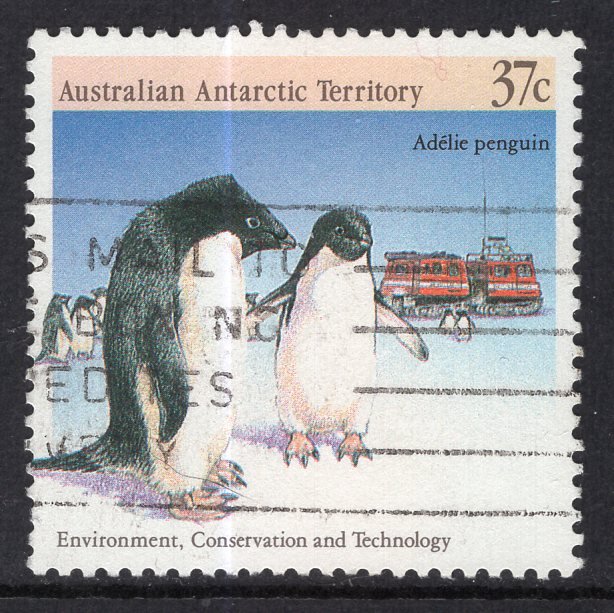 Australian Antarctic Territory L76d Penguins Used VF