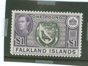 Falkland Islands #96  Single