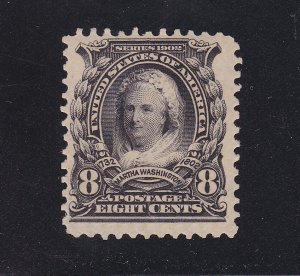 US 306 8c Martha Washington Mint F-VF OG H SCV $45